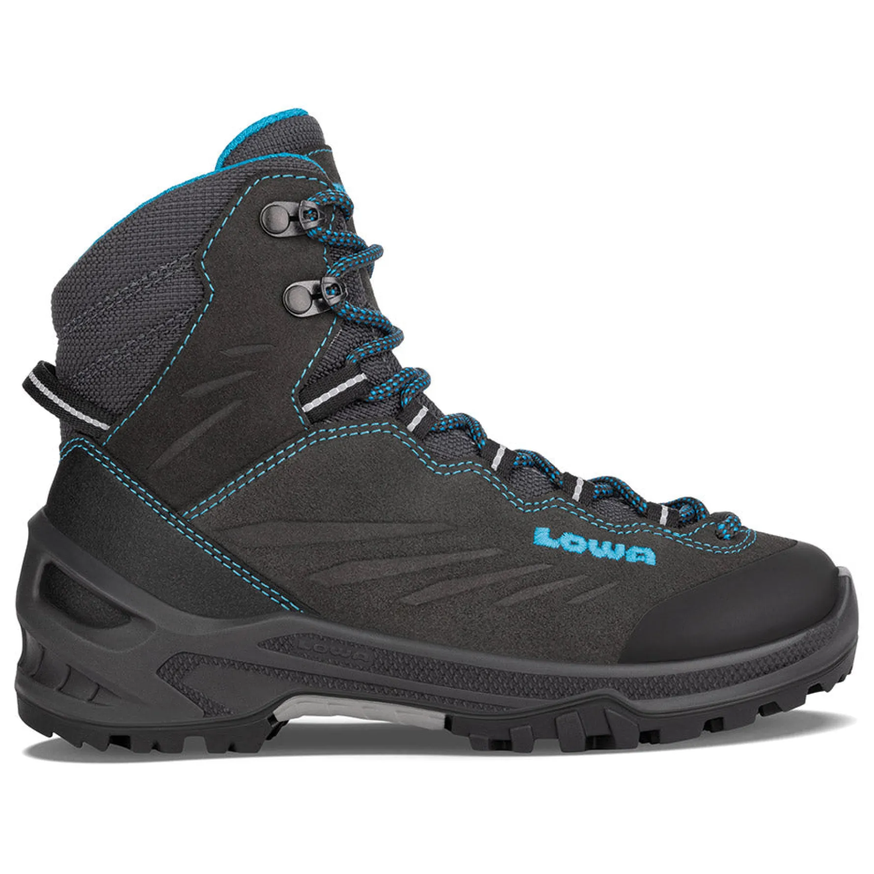 CADIN GTX MID JUNIOR - ANTHRACITE/TURQUOISE