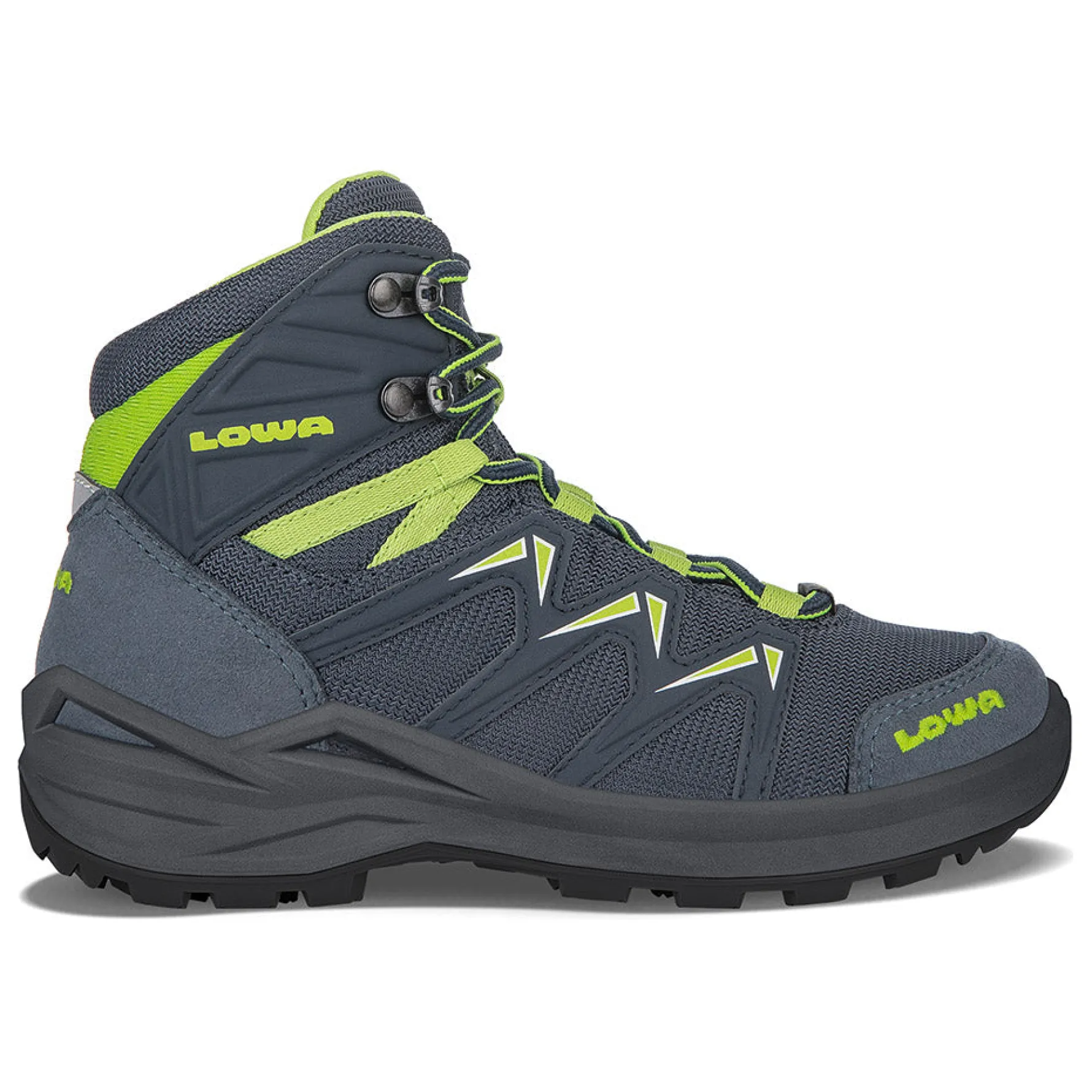INNOX PRO GTX MID JUNIOR - STEEL BLUE/LIME