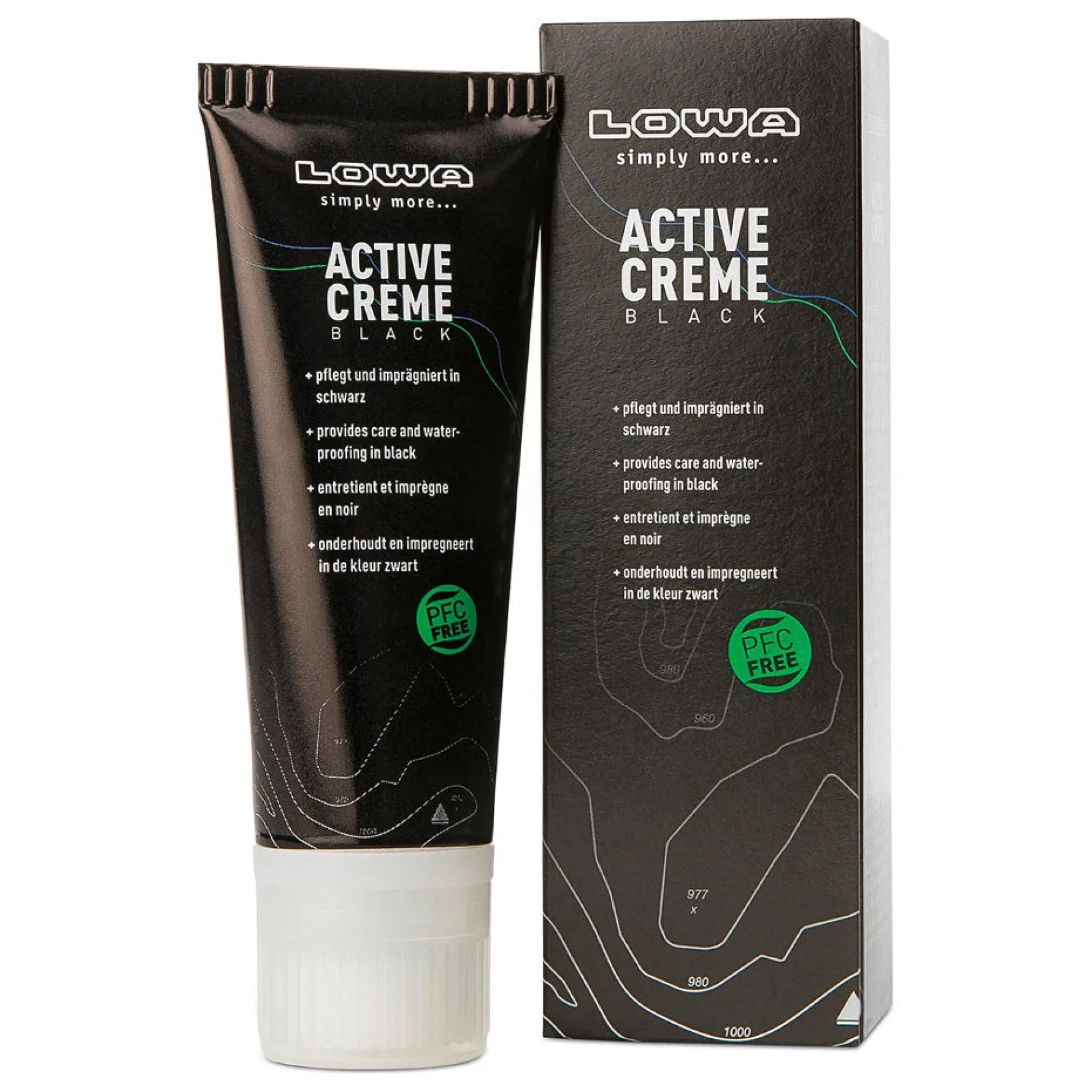LOWA ACTIVE CRÈME - PFC FREE - BLACK